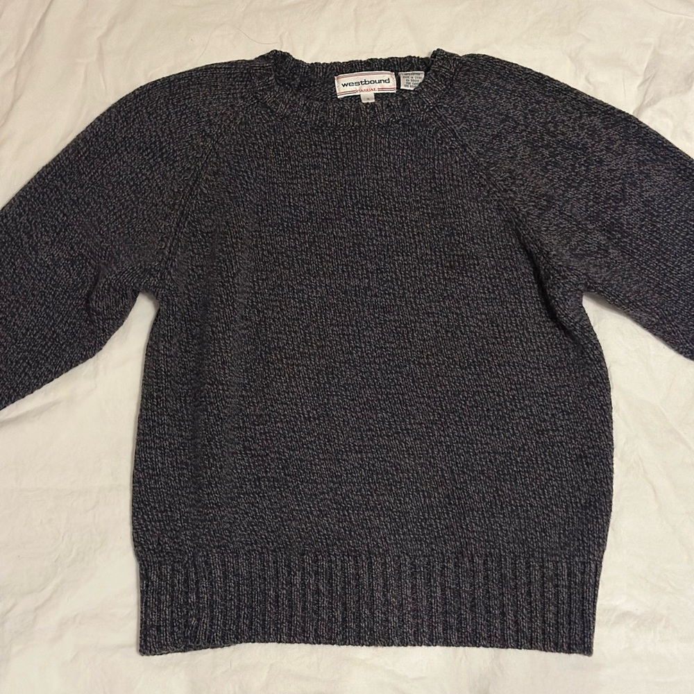 Grey cotton sweater